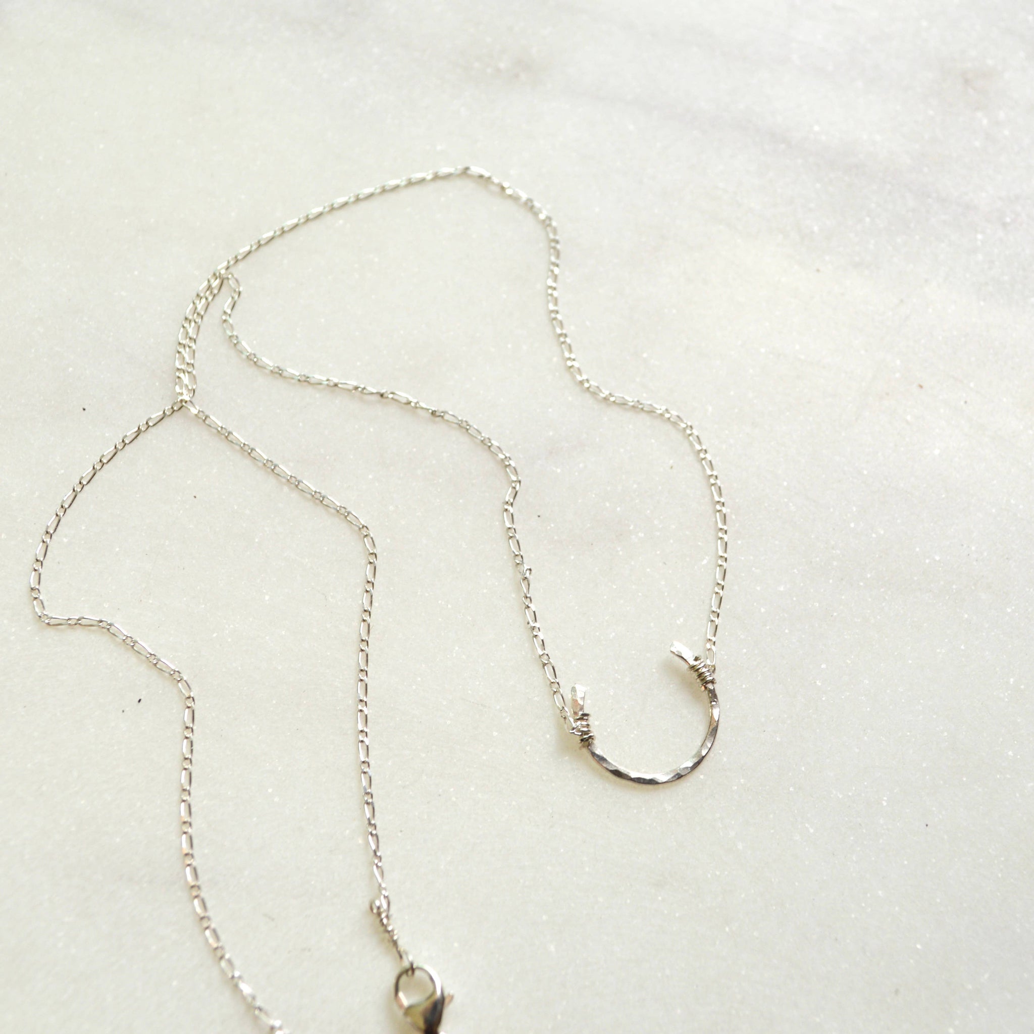 Tiny Horseshoe Necklace