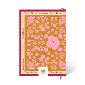 Time To Bloom A5 Hardcover Undated Daily Planner