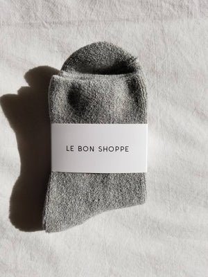 Cloud Socks: Heather Grey