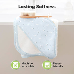 KeaBabies Luxe Baby Hooded Towel