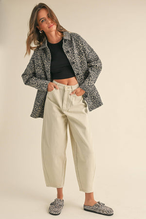 Wellington Barrel Pants Beige