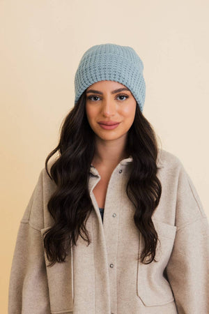 Waffle Puff Beanie