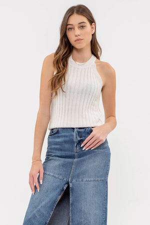 Haley Tank White