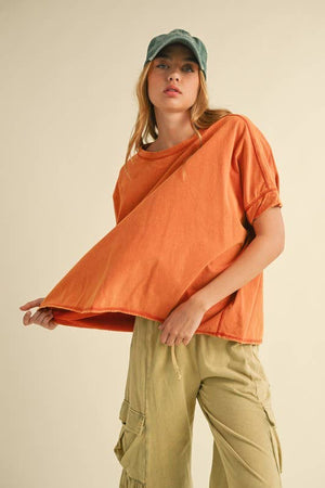 Candice Top Burnt Orange