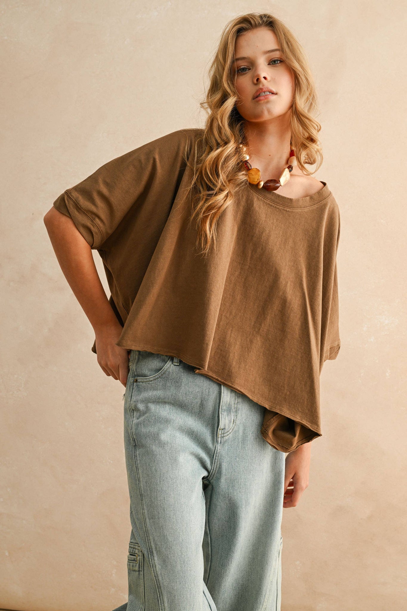 Whitney Top Brown