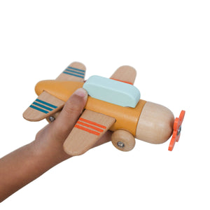 Airplane Toy Gold