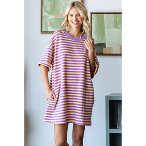 Stranded T-Shirt Dress