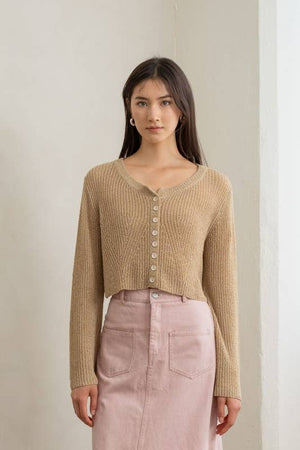 Spokane Cardigan Beige