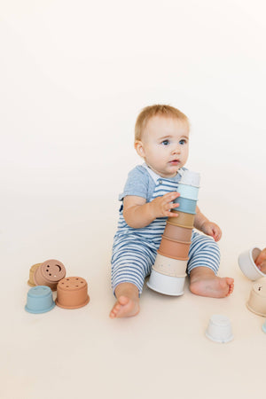 Silicone Teether Stacker Cups