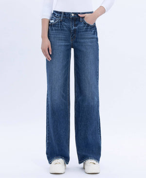 Eli High Rise Wide Leg Jeans