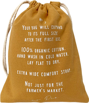 The french market bag no.2 in goldenrod