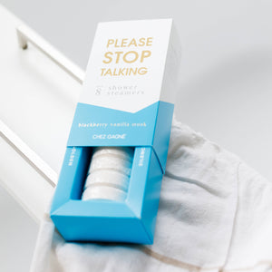 Please Stop Talking Shower Steamers - Blackberry Vanilla Musk