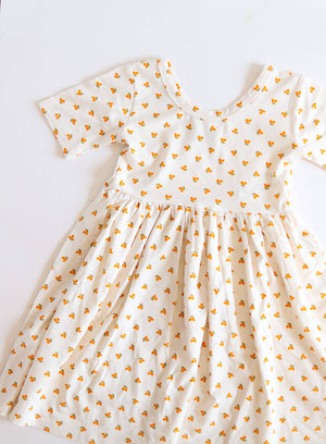 Orange Zest Bamboo Dress