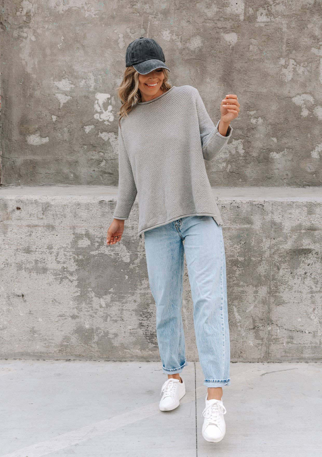 Linny Sweater Cement