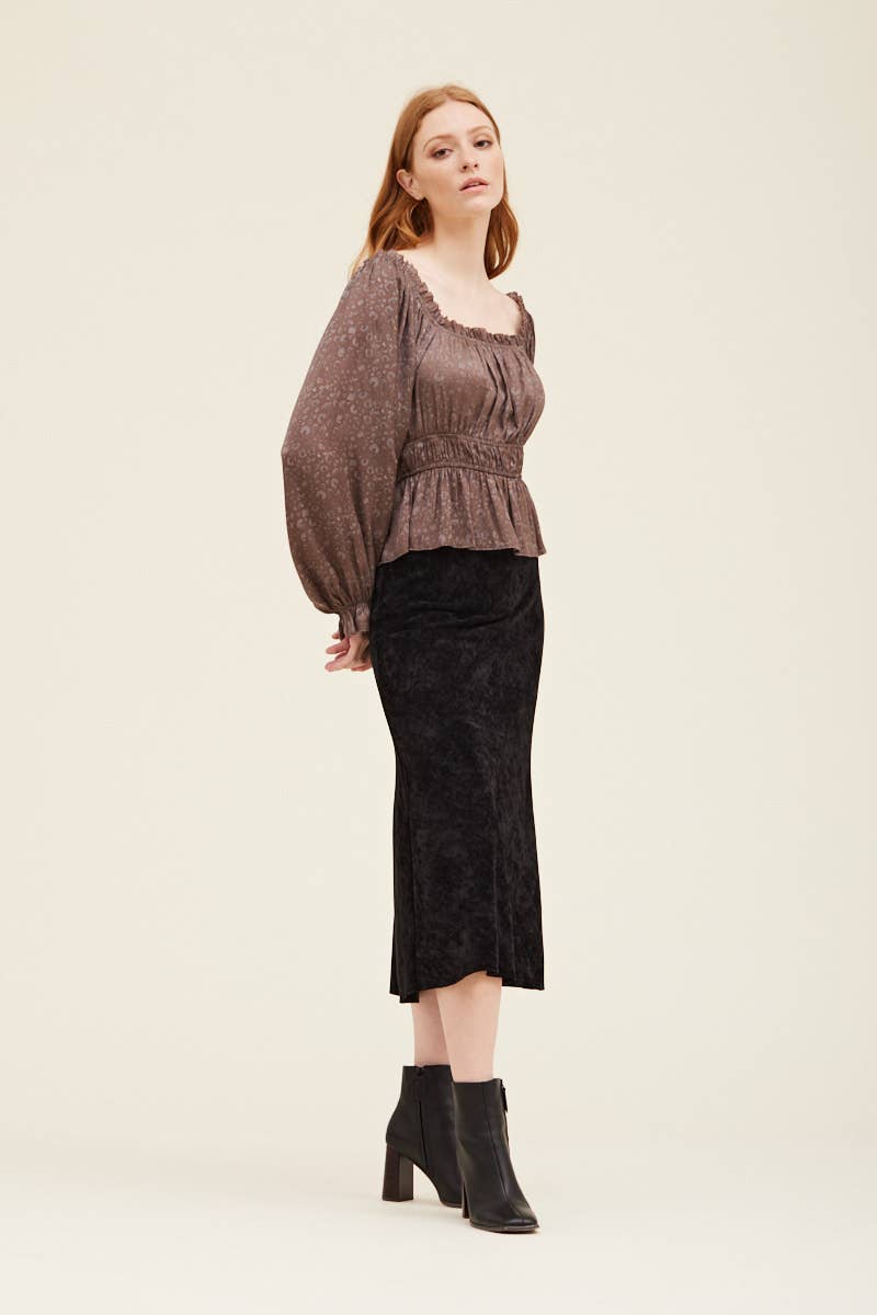 Lex Blouse Dusty Plum