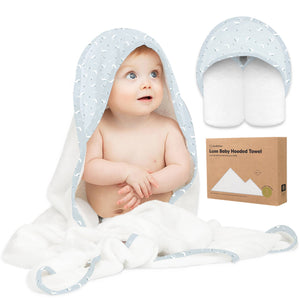KeaBabies Luxe Baby Hooded Towel