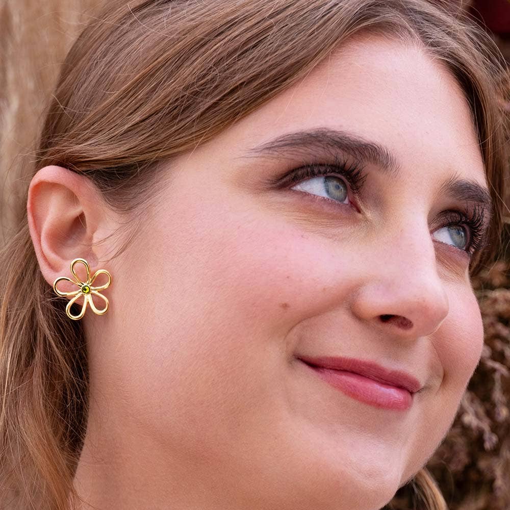 Daisy Flower Stud Earrings