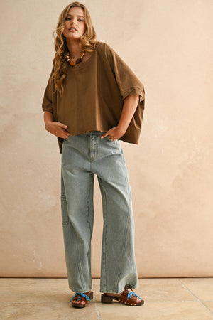 Whitney Top Brown