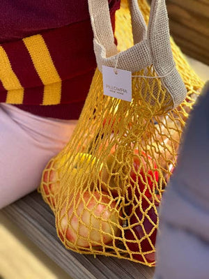 The french market bag no.2 in yolk