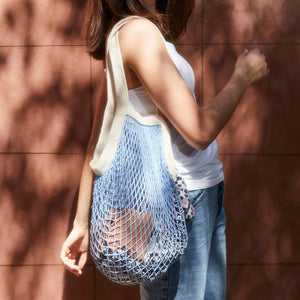 The french market bag no.2 in french blue
