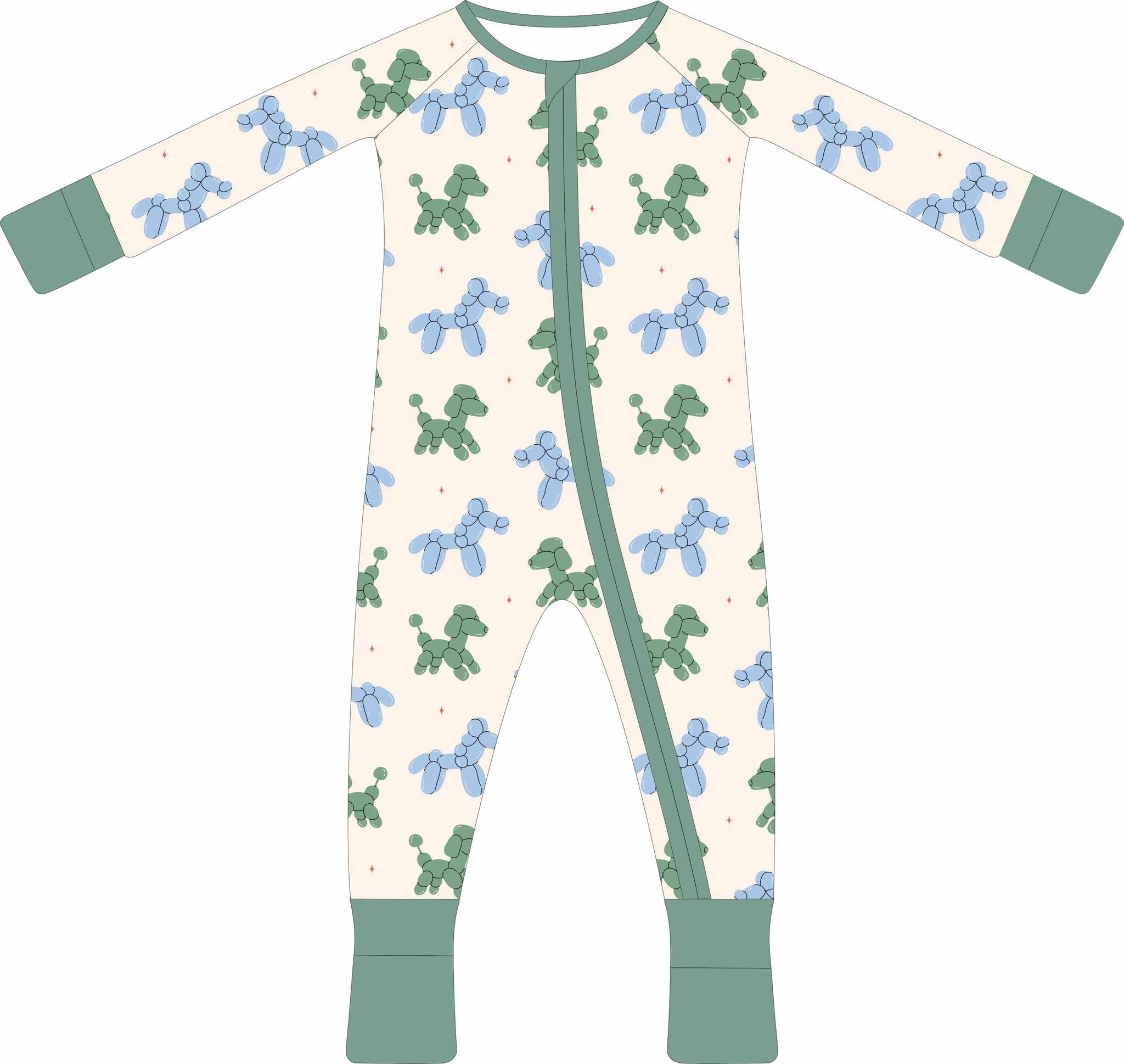 Balloon Dog | bamboo baby sleeper