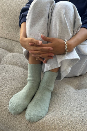 Cloud Socks: Ecru