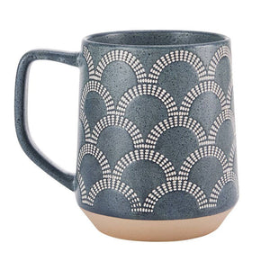 Nelly Scallop Blue Mug