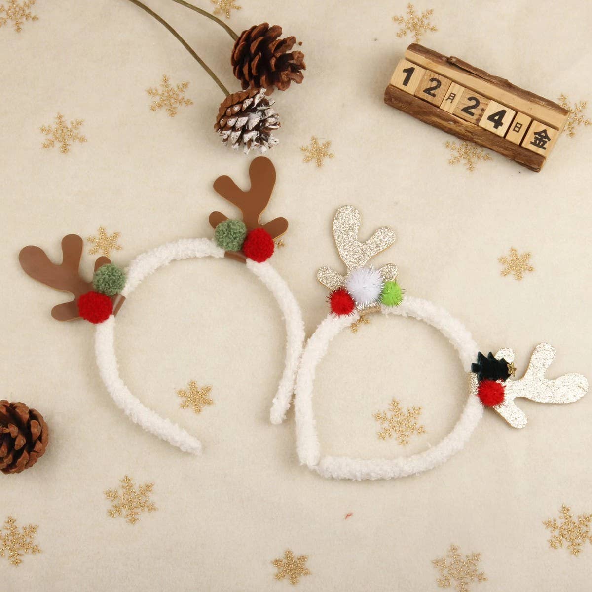 Antler Headband | White Antlers