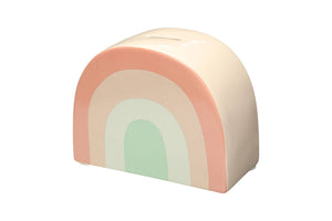 Ceramic Rainbow Bank, Nursery Decor