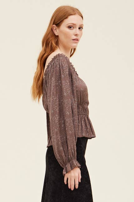 Lex Blouse Dusty Plum