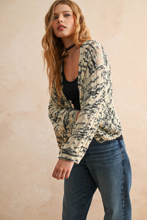 Cady Cardigan Ecru/stone