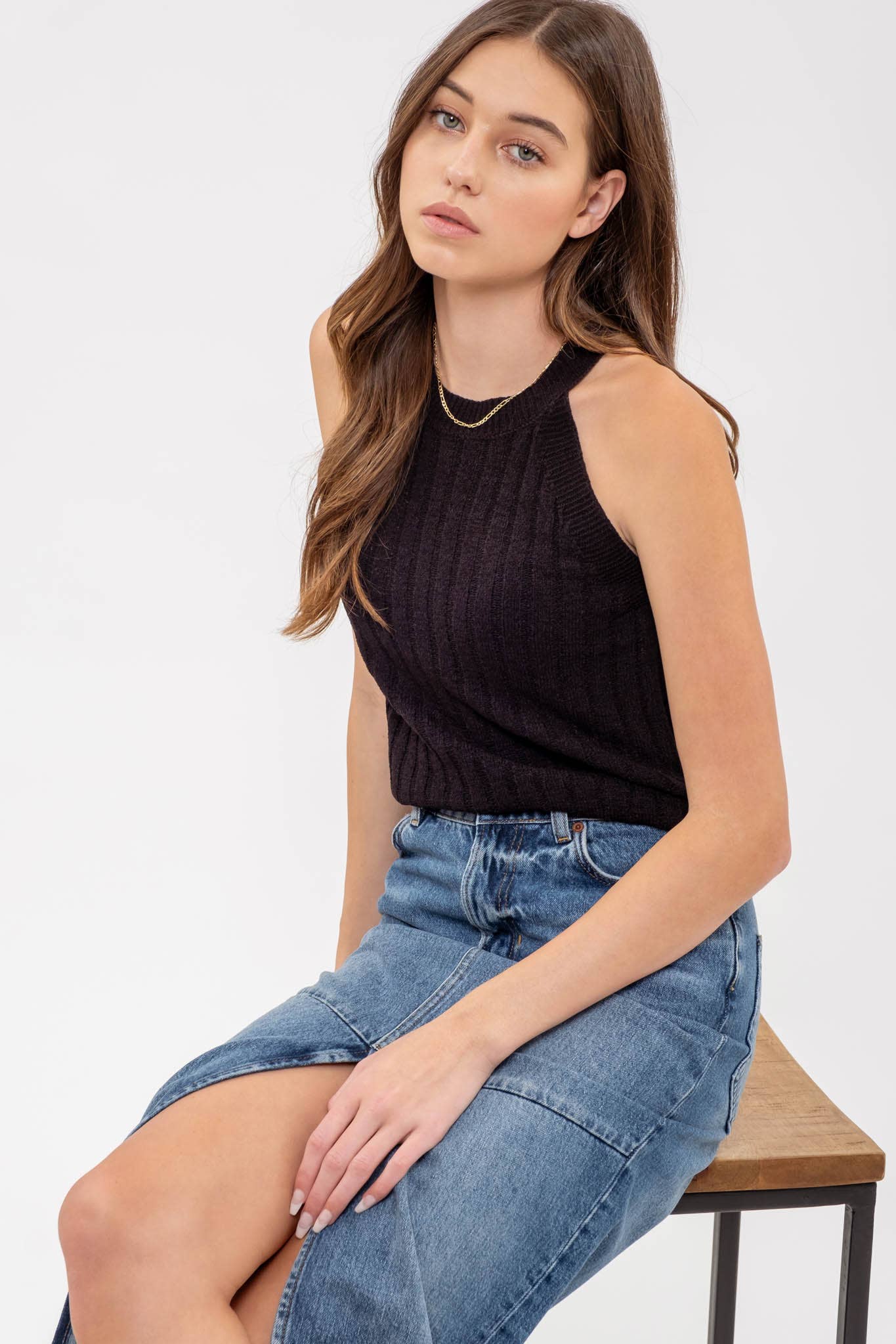 Haley Tank Black