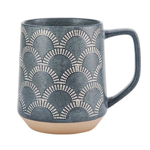 Nelly Scallop Blue Mug