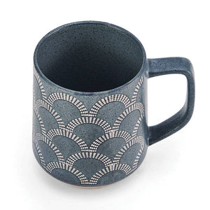 Nelly Scallop Blue Mug