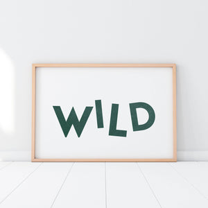 Wild Art Print |Baby and Kids Room 8x10