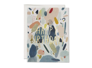 Abstract Birthday greeting card