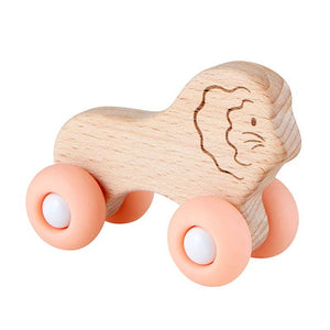 Silicone Wood Toy - Lion