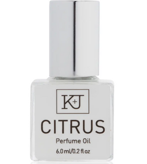 0.5 ounce BLENDS perfume oil roller bottle by Kelly + Jones in Citrus scent: Citrus, Fruit, Floral, Earth & Oak