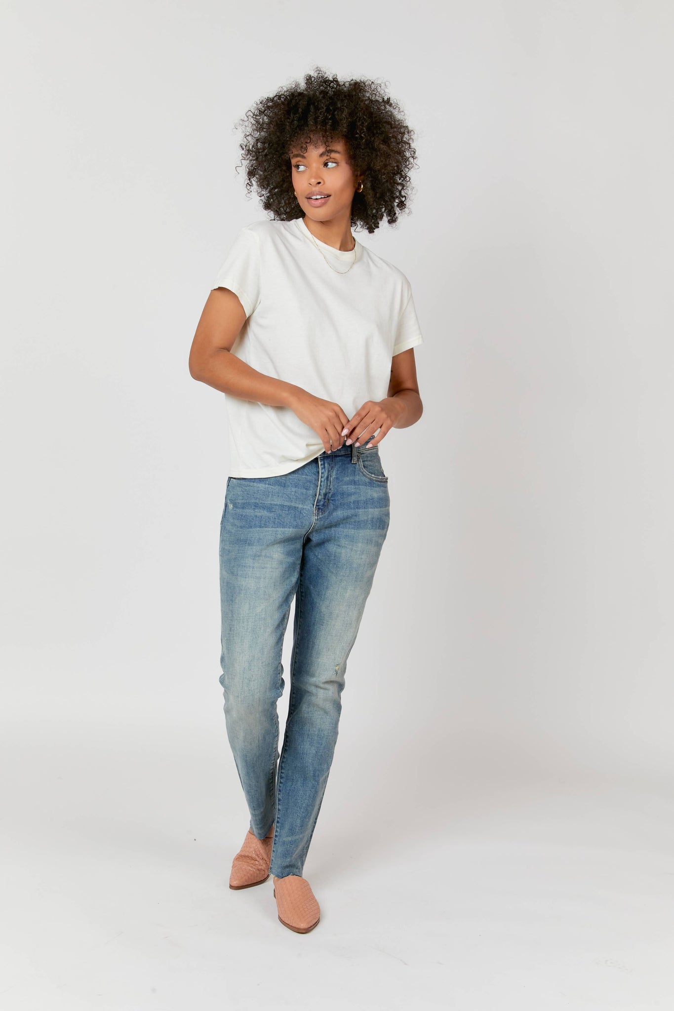 Crosby High Rise Jeans Relaxed Taper