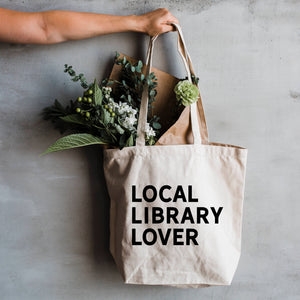 Local Library Lover Canvas Tote Bag